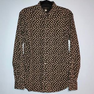 Diesel skulls and crowns button down shirt